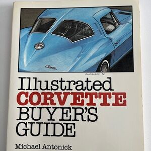 Vintage 1983 Illustrated Corvette buyers guide